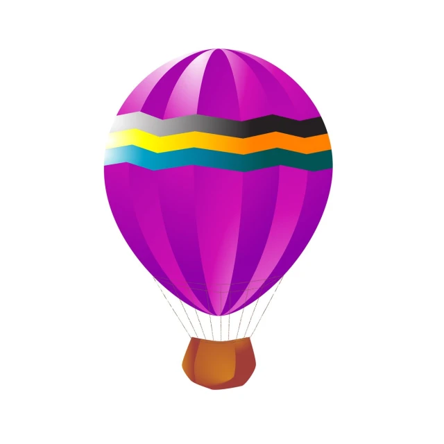 a  air balloon with different colors