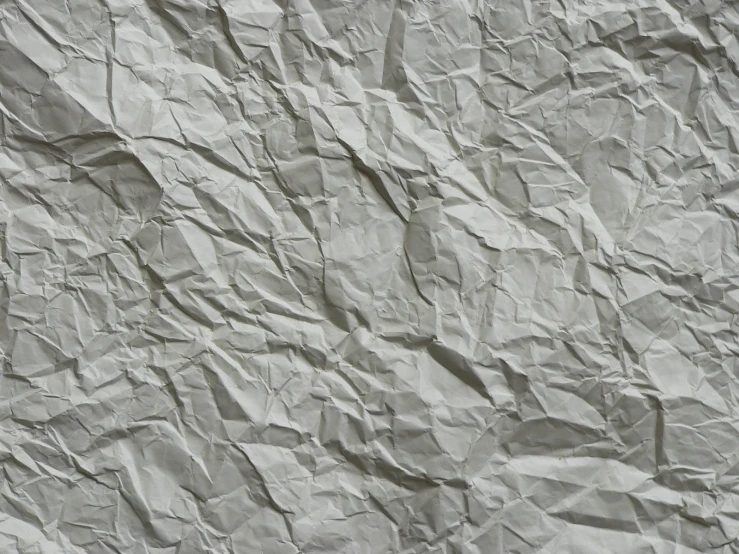 wrinkled paper is grayed out in color