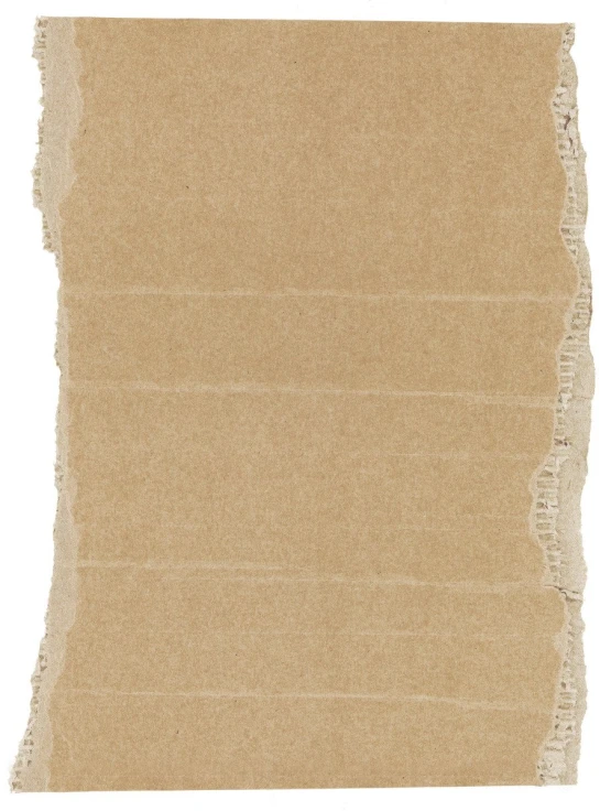 a sheet of brown paper torn and glued on