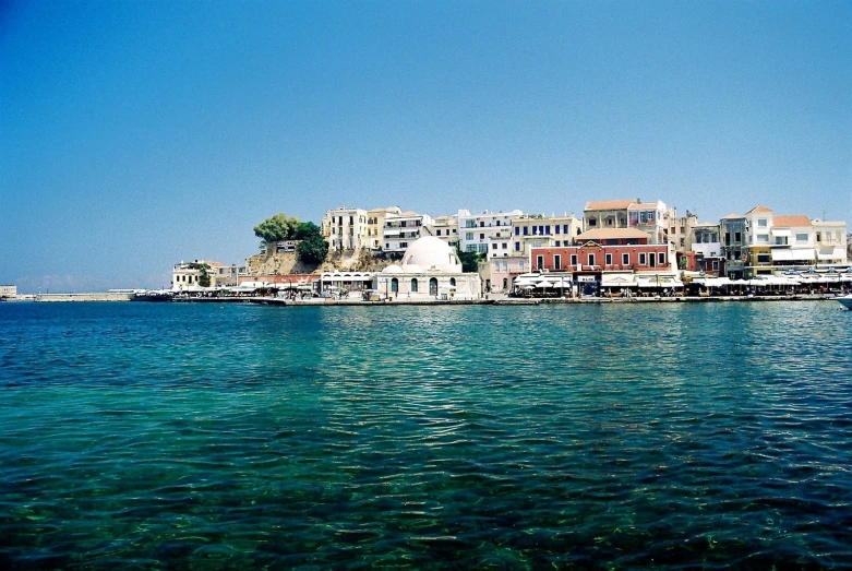 a bunch of buildings that are sitting in the water