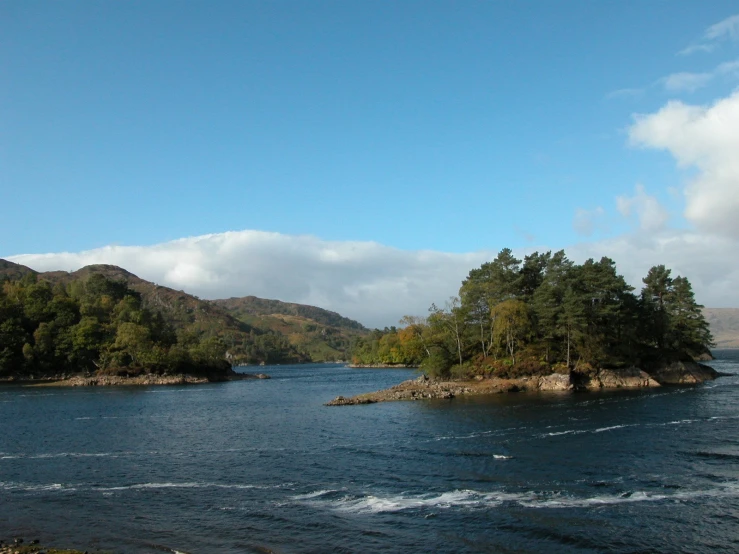 the island is very tiny and surrounded by water