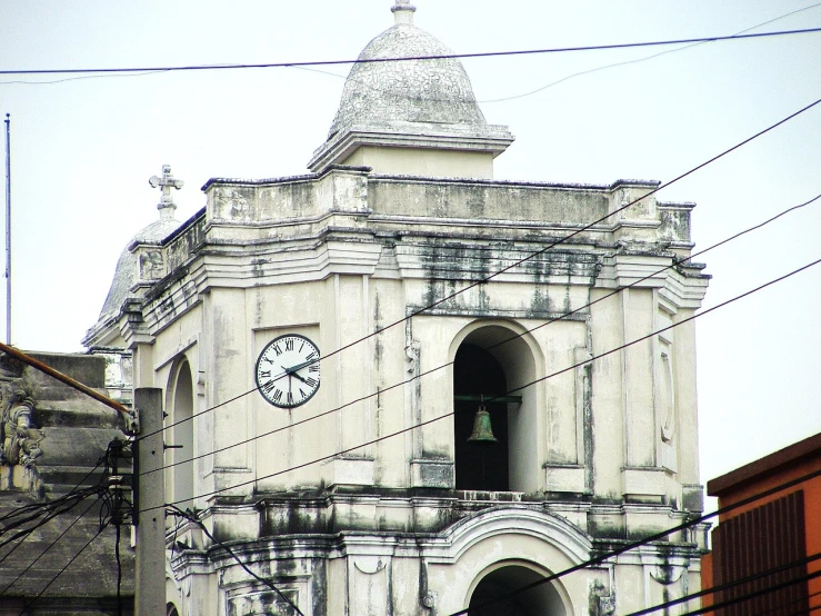 a large tower with a clock on the top