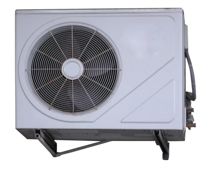 a small air conditioner that has been placed on top of it