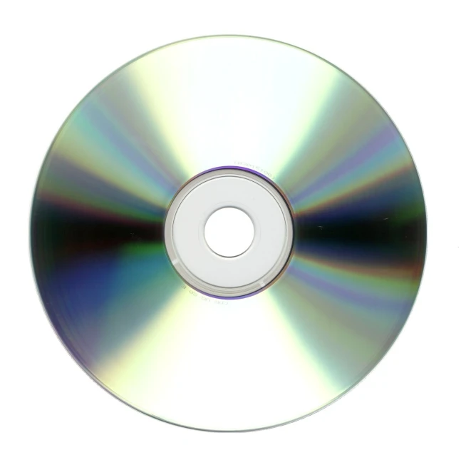 the top of a cd, showing its disk's center