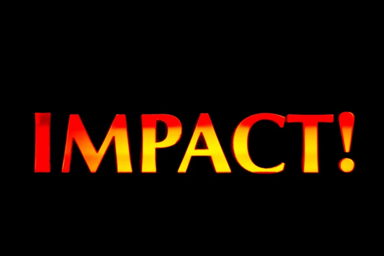 an image of the word impact