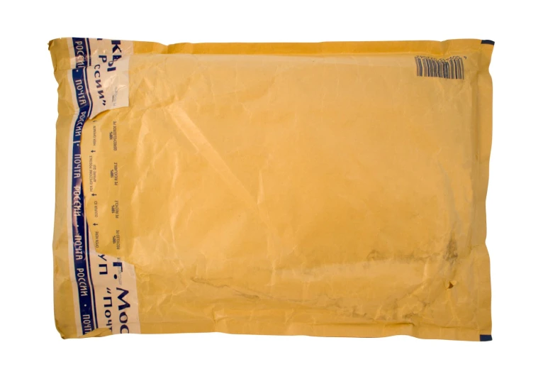 yellow envelope lying on top of each other