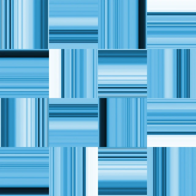 a blue background with squares and lines