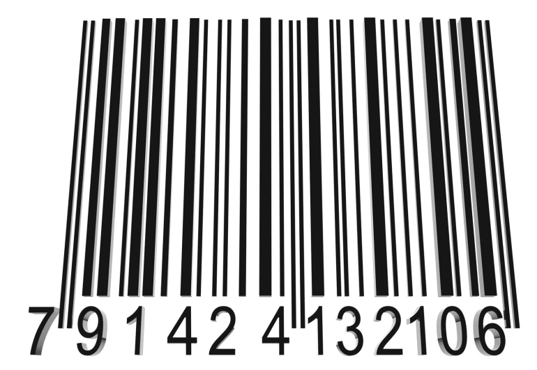 a barcode with the length measured