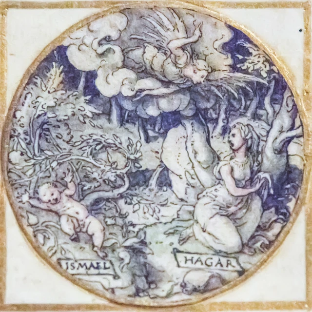 a plate depicting the birth of jesus by john dury