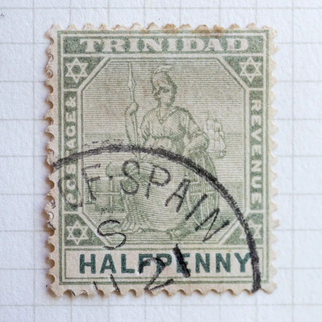 a stamp with a picture on it on the wall
