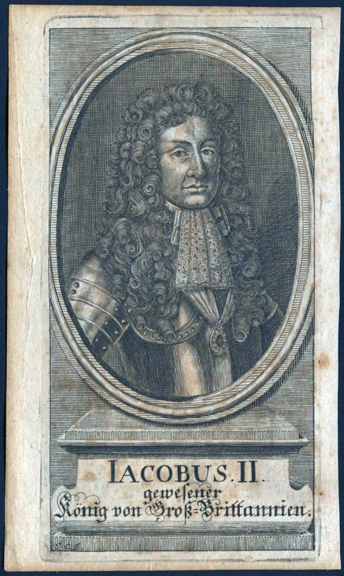 an engraved portrait on a paper with a black background