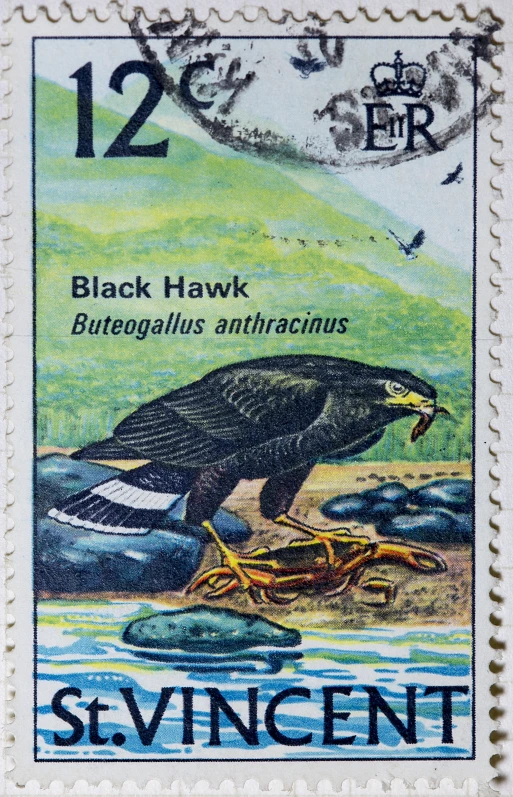 an image of an eagle on the postage