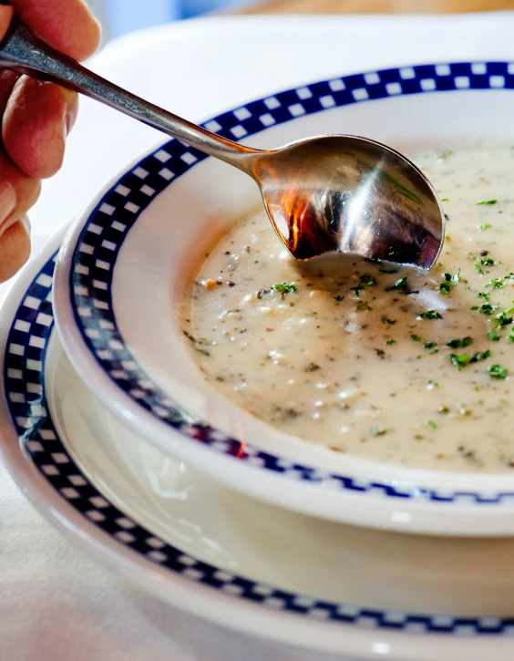 this soup is loaded with fresh herbs and cheese