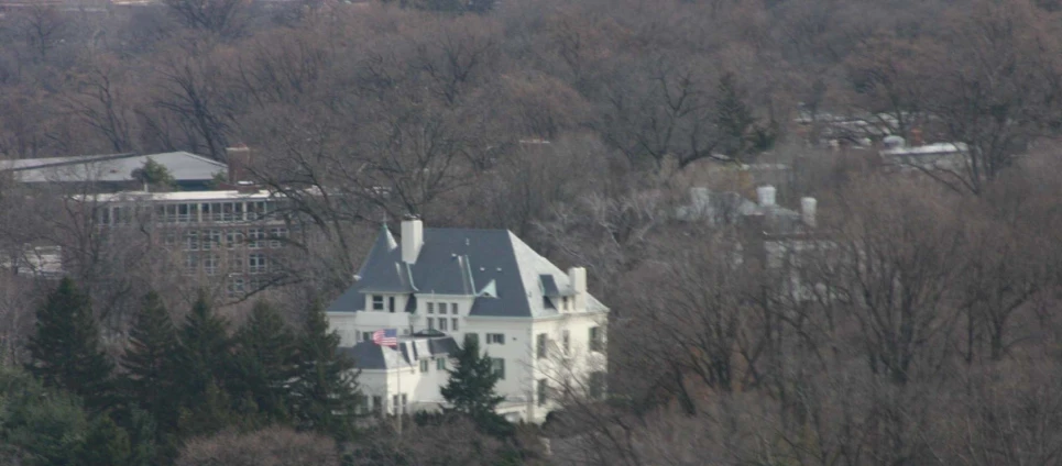 an image of a house from above