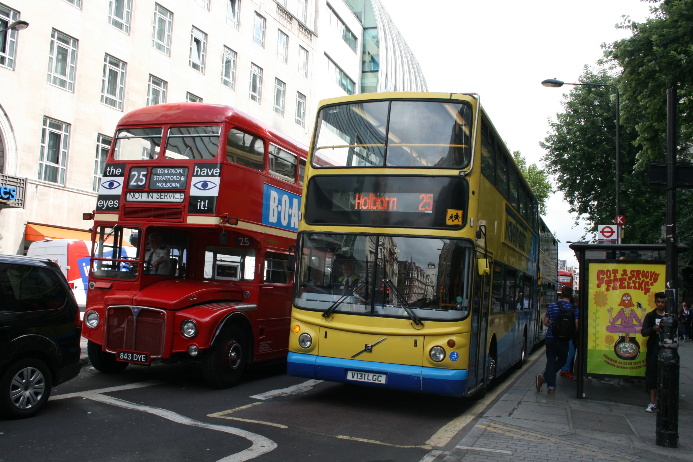 the double decker bus has two levels of safety