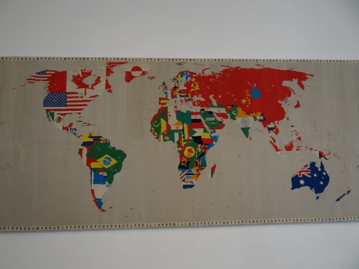 the map of the world with the countries