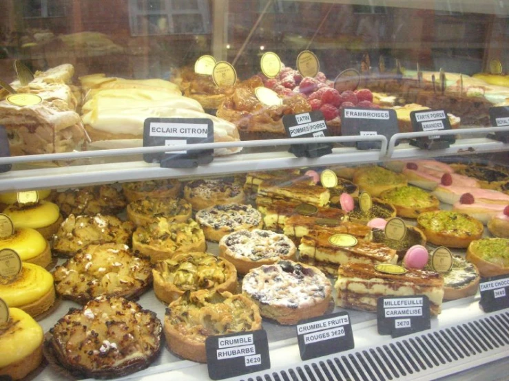 this bakery has a large variety of sweet pastries