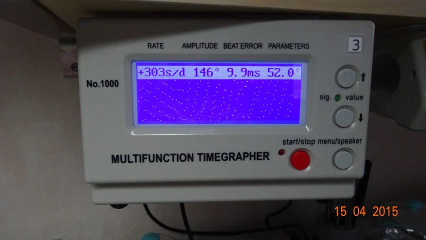 the display is for testing of the temperature with a magnetic wire