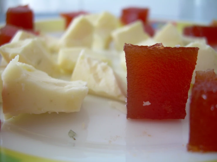 a knife and fork are on the edge of fruit