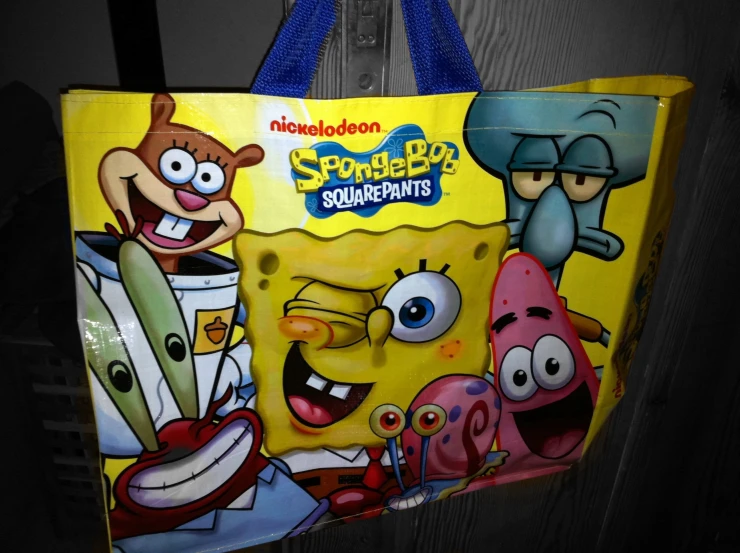 this is an image of a cartoon bag
