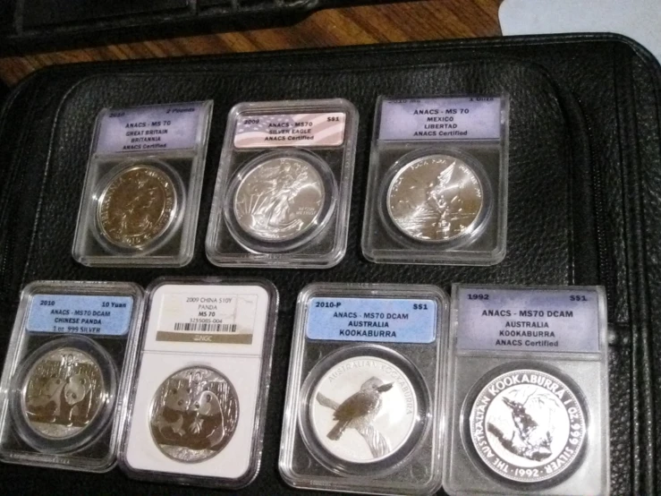 the mint quarters are being sold at this auction