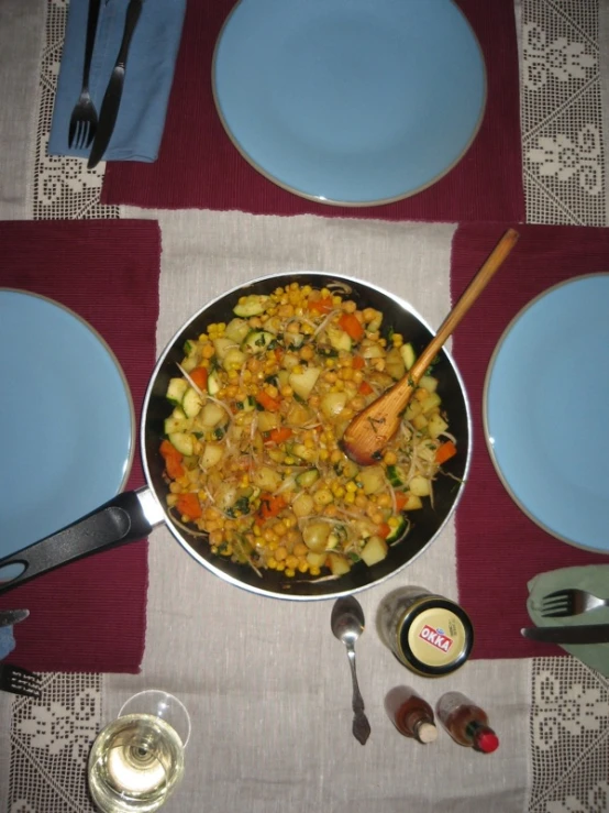 a plate topped with a stir fry covered in vegetables