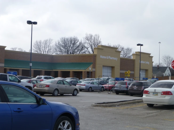 an open parking lot with a parking meter