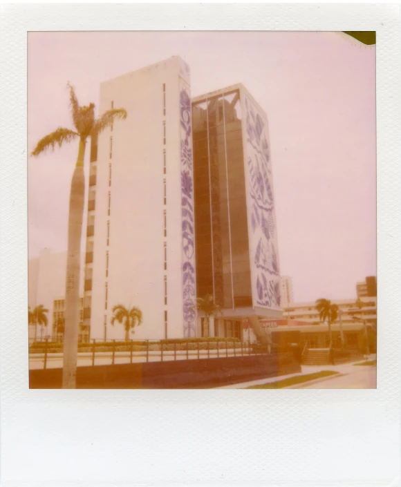 an old po of the grand building in miami