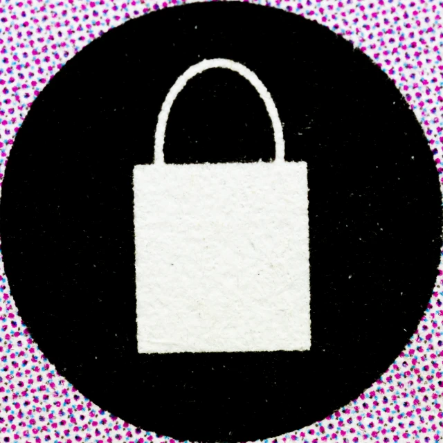 a piece of cloth and a bag with handle