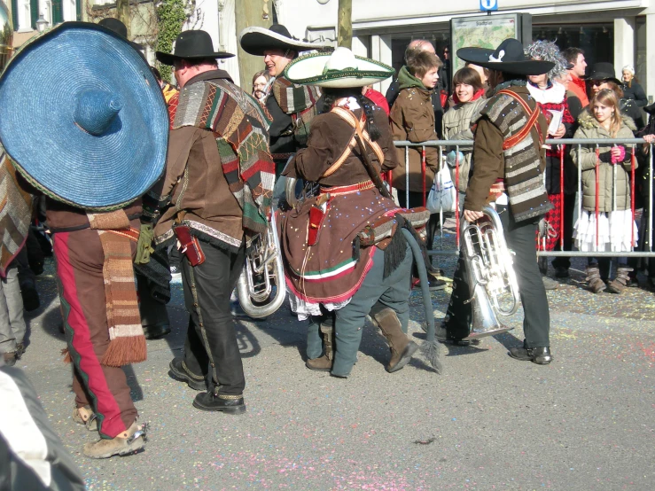 a group of people dressed up as pirate men