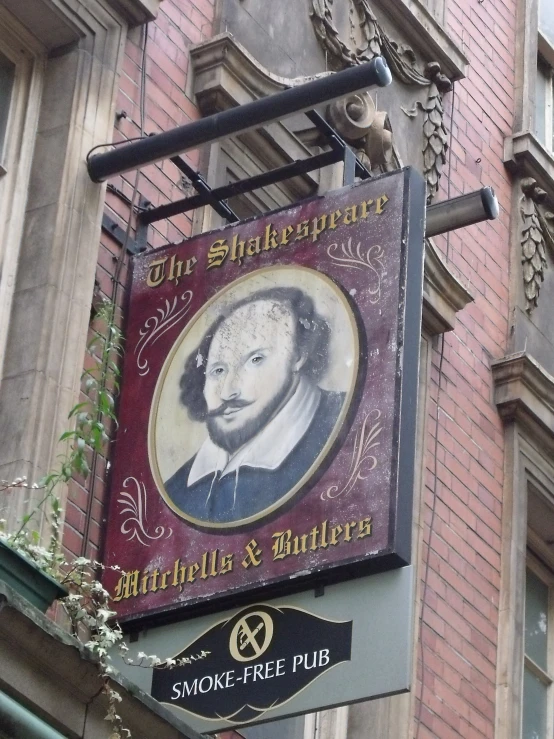 the sign on the building reads mr shakespeare and mary b butler