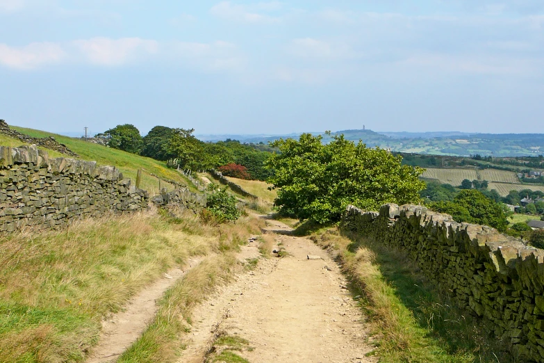 two horses on an old stone wall