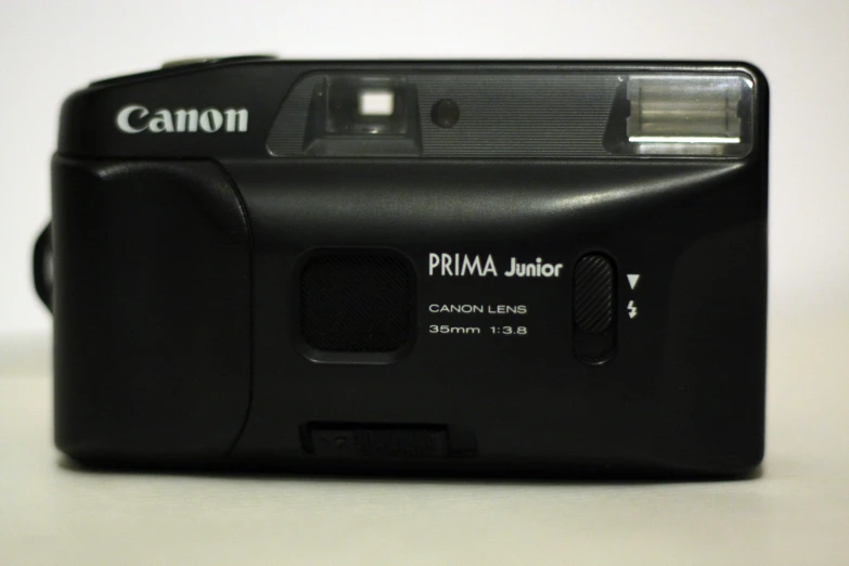 a compact camera with its reflection lens to the bottom