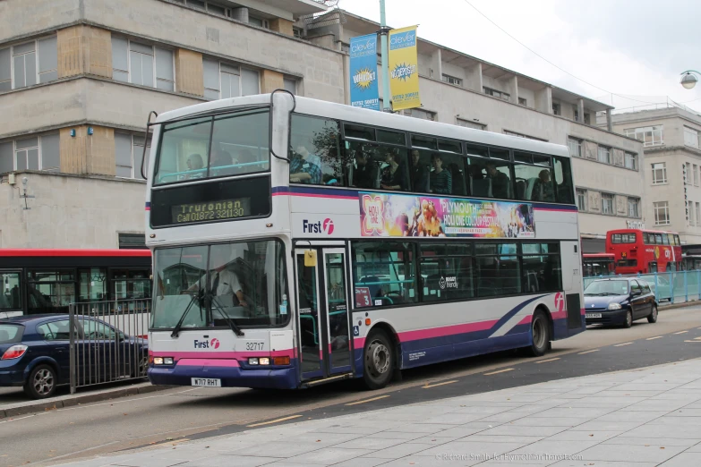 an image of a bus parked on the side of the street