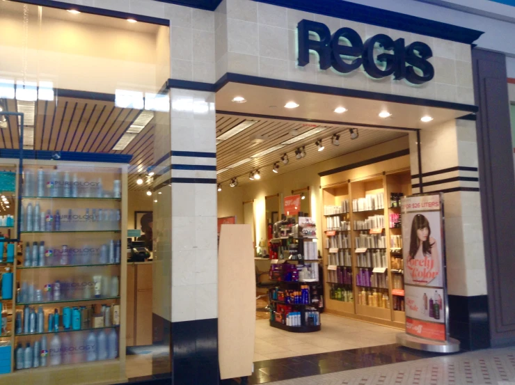 a sepia store entrance with the door open