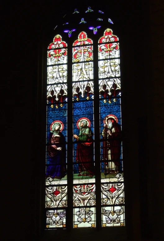 an image of a stain glass window