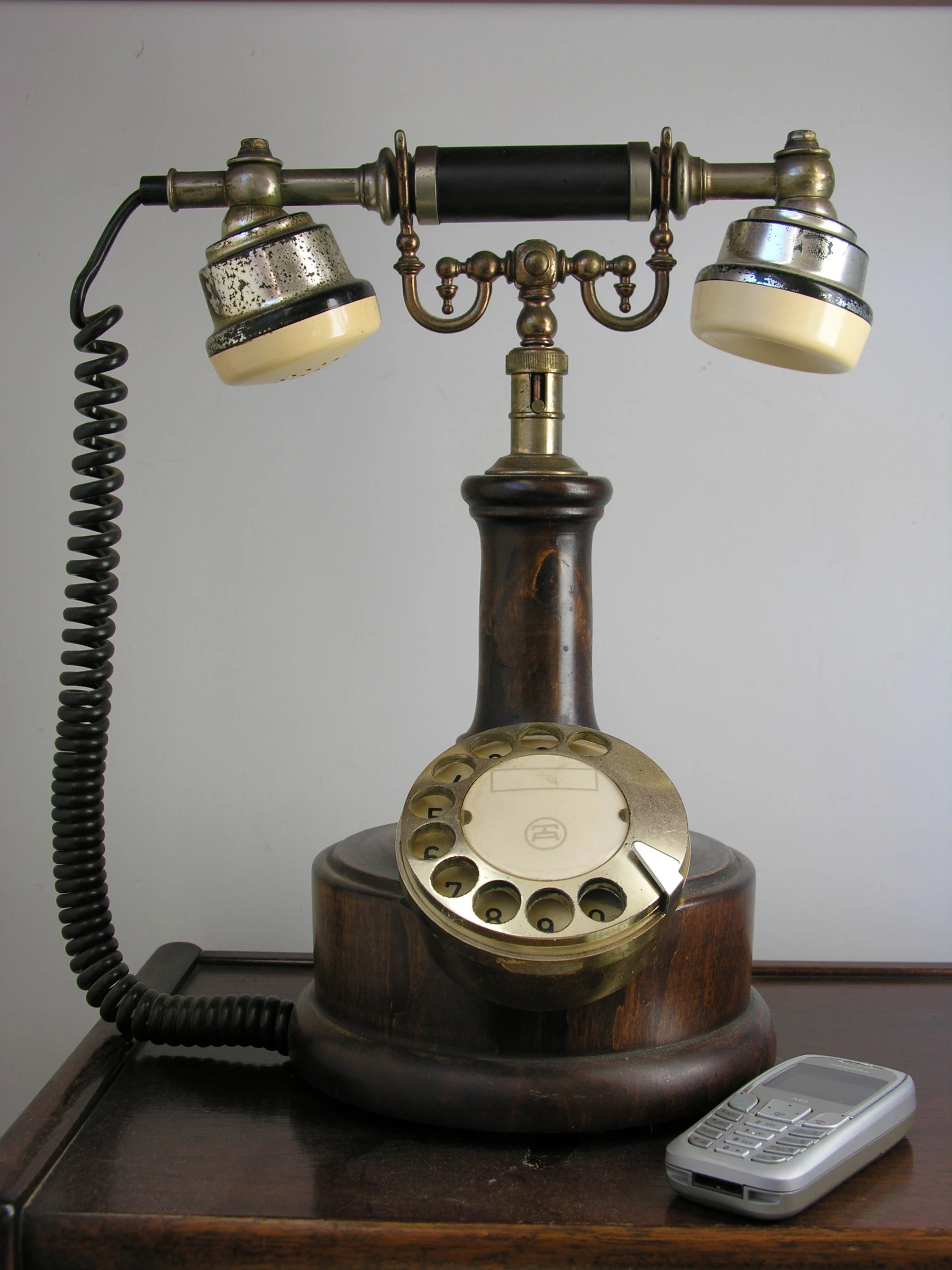 a phone that is sitting on a table