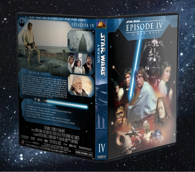 a dvd cover is opened to reveal the first scene