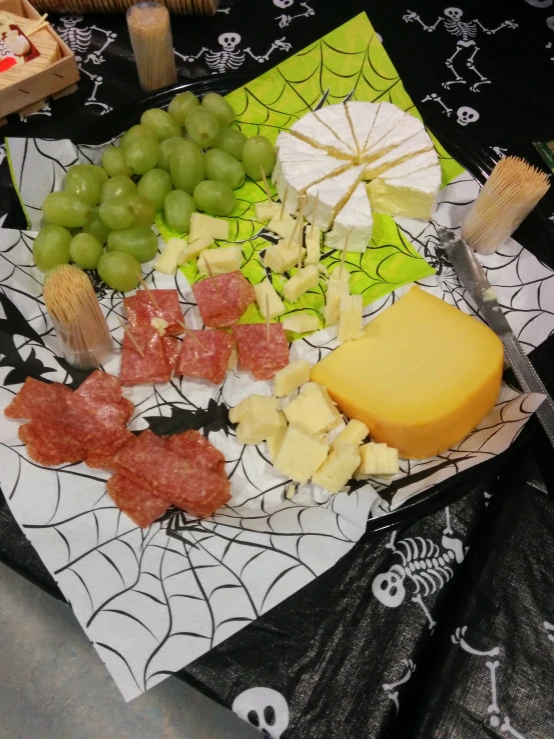 a bunch of fruit on top of a table