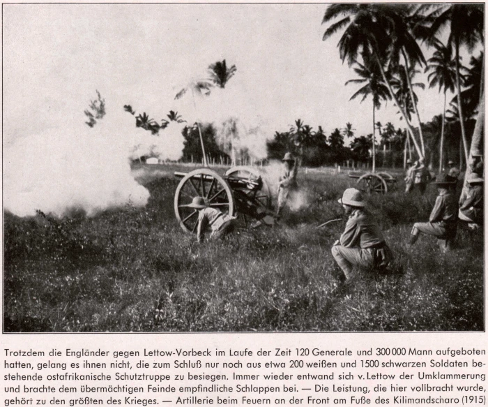 an old po of men looking at a cannon