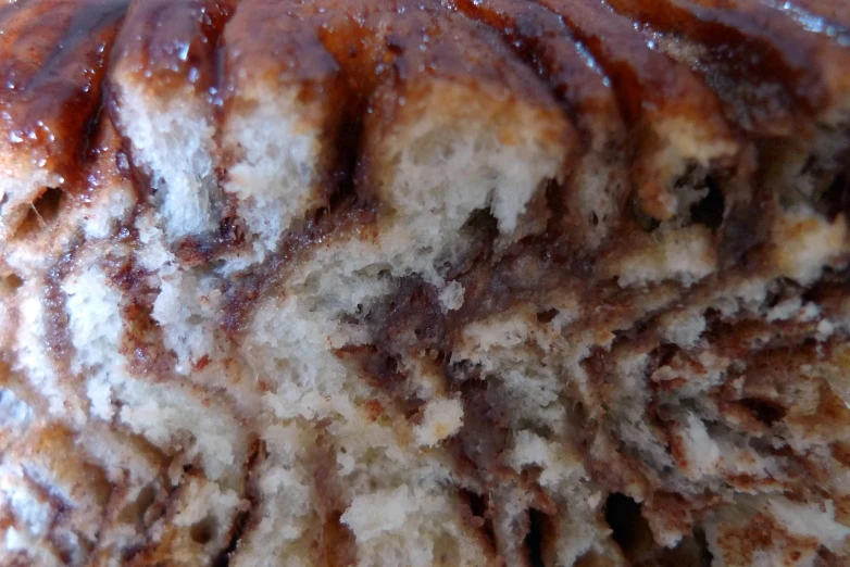 a piece of cake with icing is shown