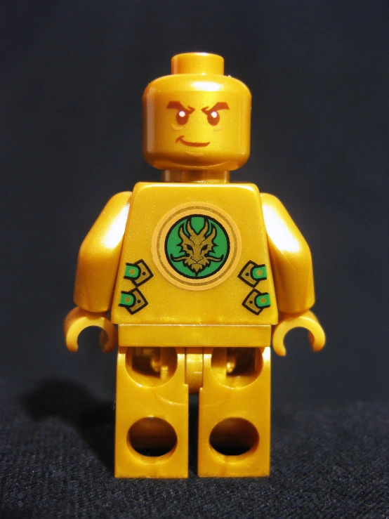 this is a lego character with a green face
