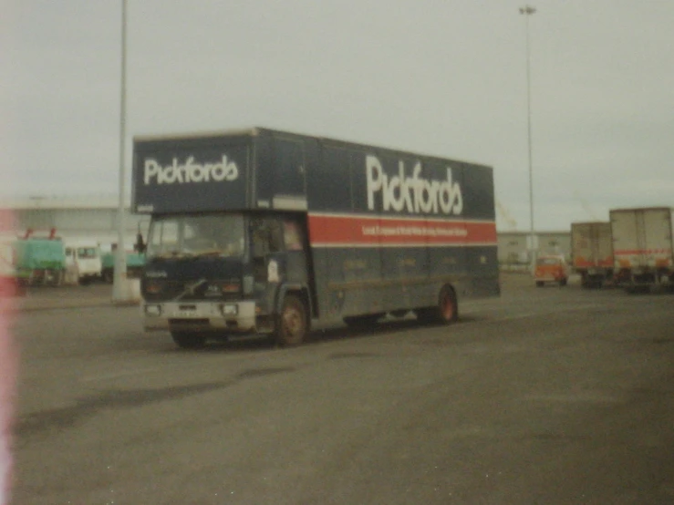 a truck is being loaded into a building