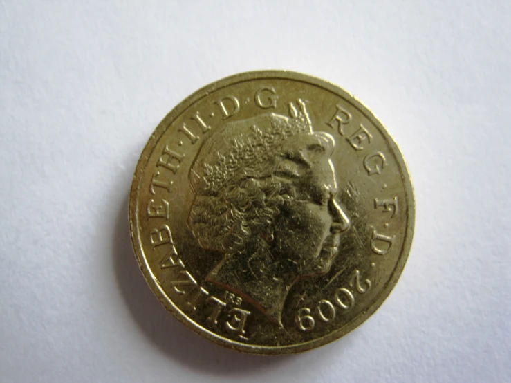 there is a gold coin with the image of a bear