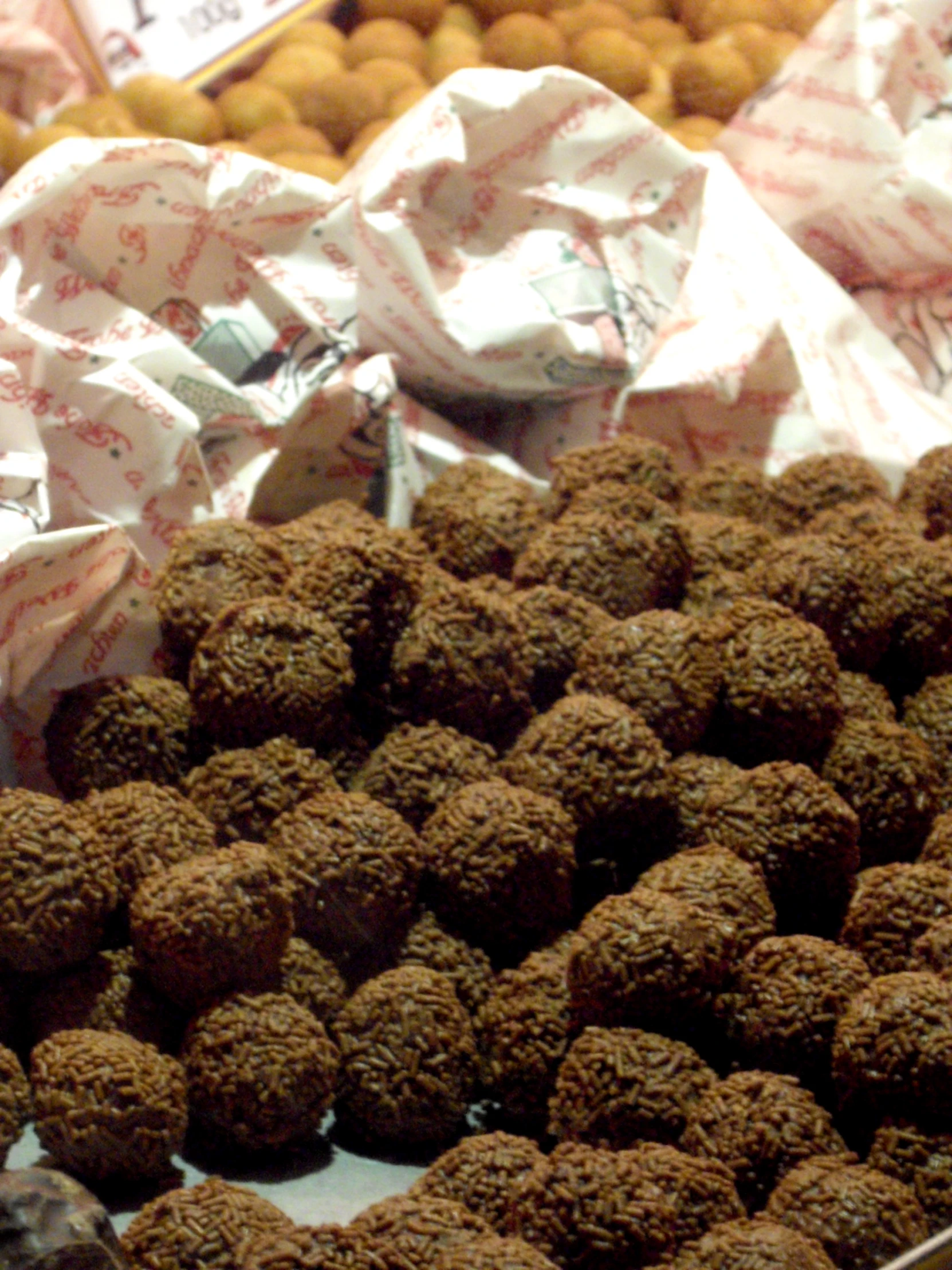 a bunch of cookies that are on a table