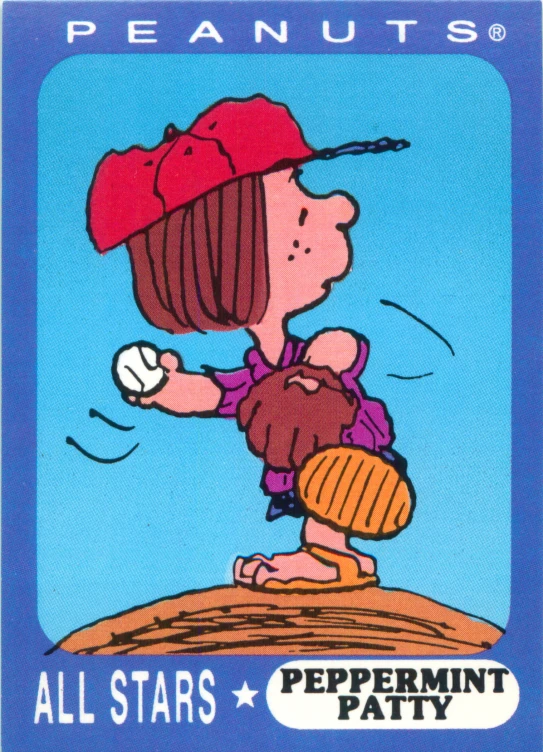 a picture of a cartoon person throwing a baseball