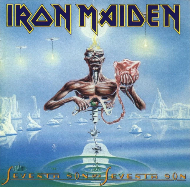an image of iron maiden appearing from a cd album