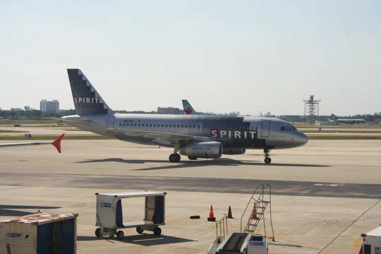 an airplane on a runway getting ready to take off