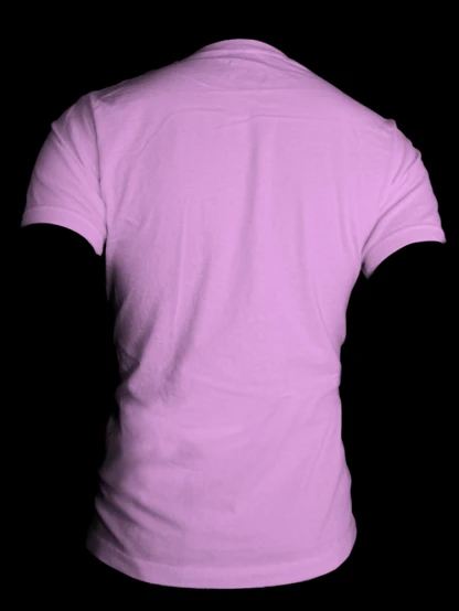 a womens pink tee - shirt showing the back