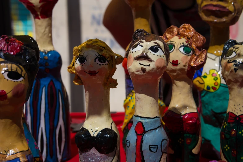 ceramic figurines of people in the form of women